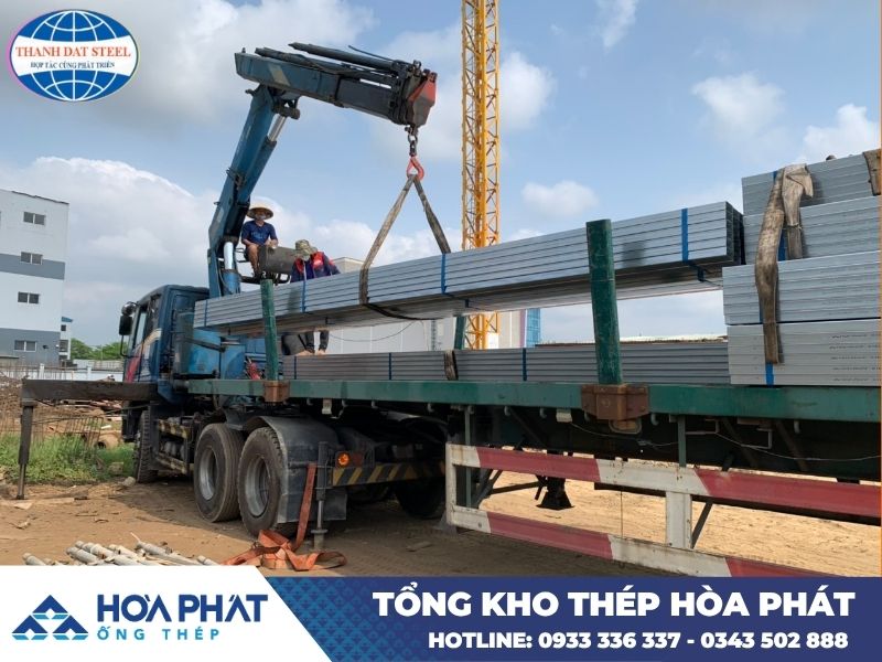 thép hộp mạ kẽm hòa phát