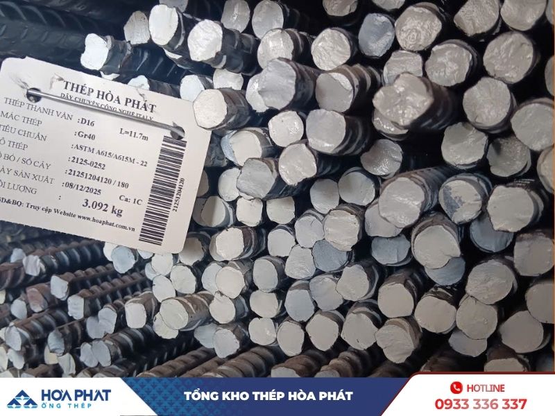 Thép xây dựng phi 16 hòa phát Thép xây dựng phi 16 hòa phát