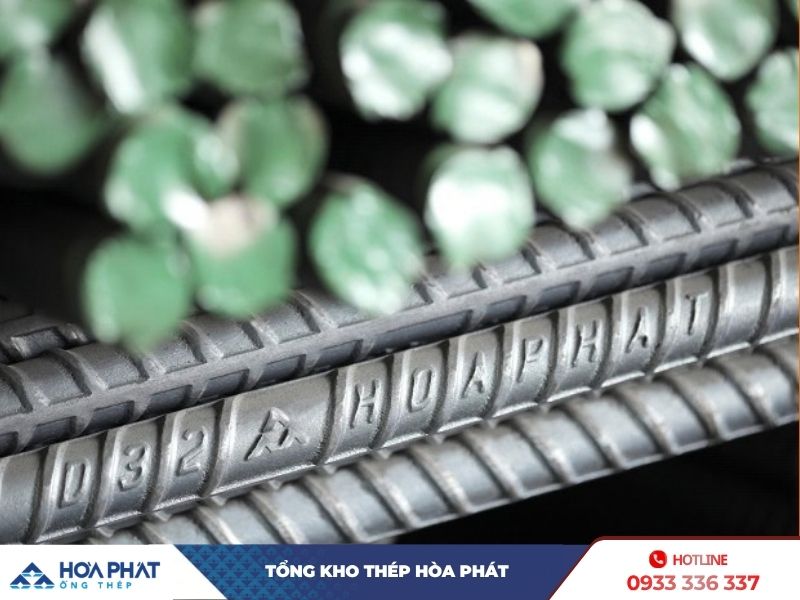 Ký hiệu trên thân thép hòa phát